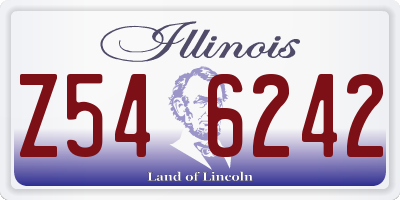 IL license plate Z546242