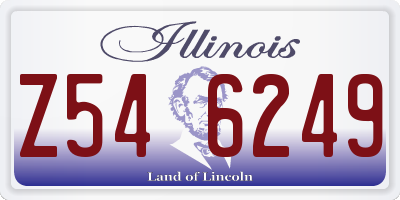 IL license plate Z546249