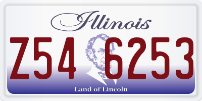IL license plate Z546253