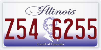 IL license plate Z546255