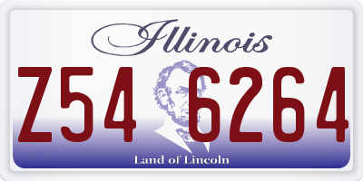 IL license plate Z546264