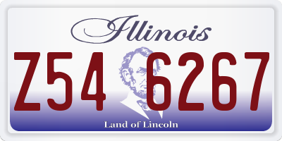 IL license plate Z546267