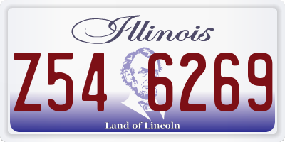 IL license plate Z546269