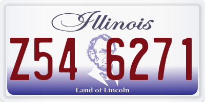 IL license plate Z546271