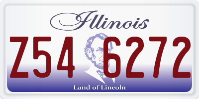 IL license plate Z546272
