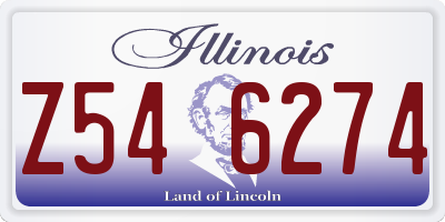 IL license plate Z546274