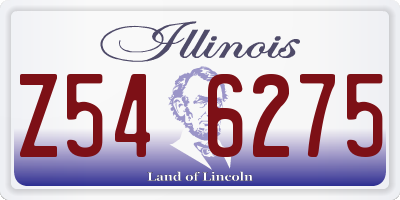 IL license plate Z546275