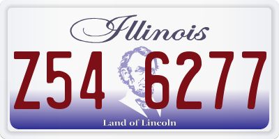 IL license plate Z546277