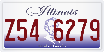 IL license plate Z546279