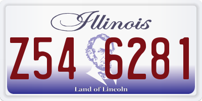 IL license plate Z546281