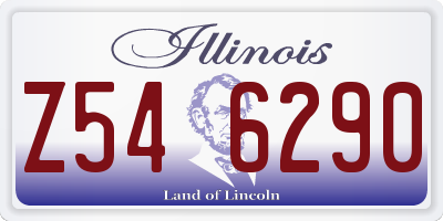 IL license plate Z546290