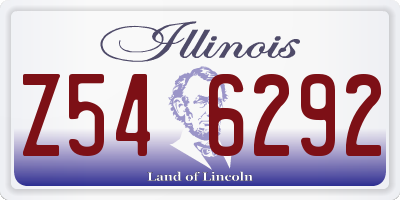IL license plate Z546292