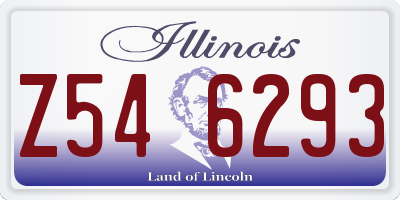 IL license plate Z546293