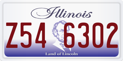 IL license plate Z546302