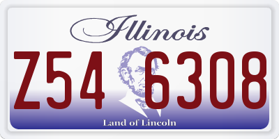 IL license plate Z546308