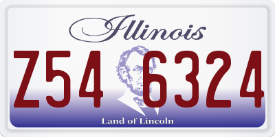 IL license plate Z546324