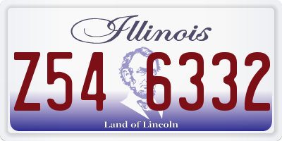 IL license plate Z546332