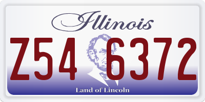 IL license plate Z546372