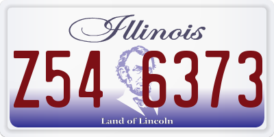 IL license plate Z546373