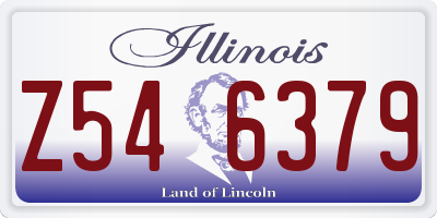 IL license plate Z546379