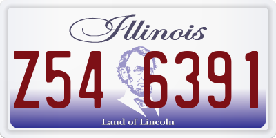 IL license plate Z546391