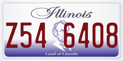 IL license plate Z546408