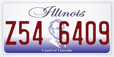IL license plate Z546409