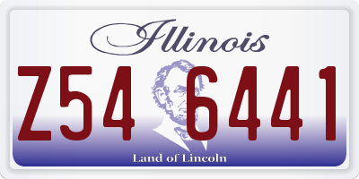 IL license plate Z546441