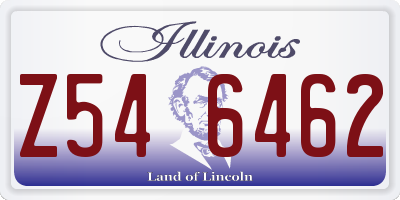 IL license plate Z546462