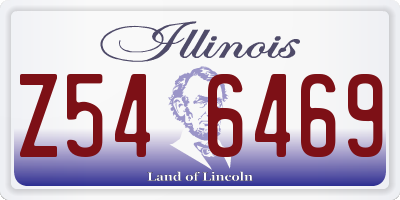 IL license plate Z546469