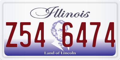 IL license plate Z546474