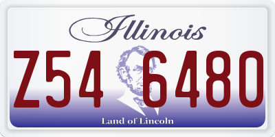 IL license plate Z546480