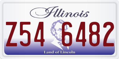 IL license plate Z546482