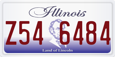 IL license plate Z546484