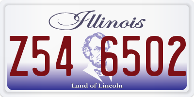 IL license plate Z546502