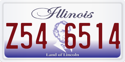 IL license plate Z546514