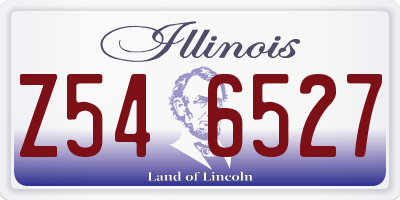 IL license plate Z546527