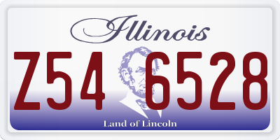 IL license plate Z546528