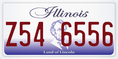 IL license plate Z546556