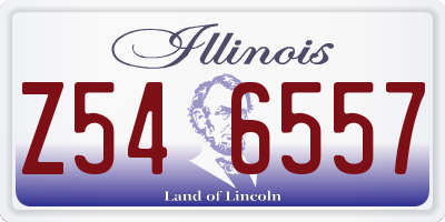 IL license plate Z546557