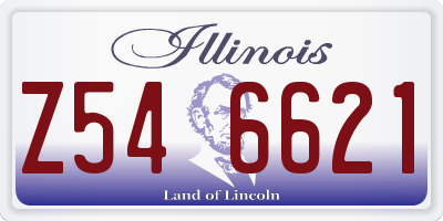 IL license plate Z546621
