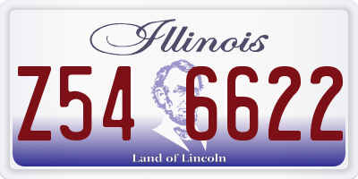 IL license plate Z546622