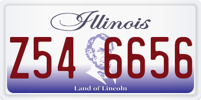 IL license plate Z546656