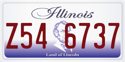 IL license plate Z546737