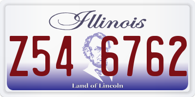 IL license plate Z546762