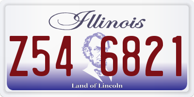 IL license plate Z546821