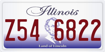 IL license plate Z546822