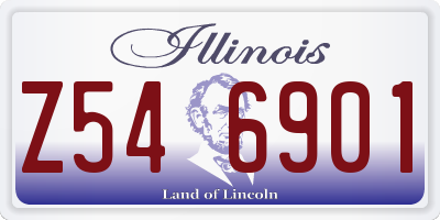 IL license plate Z546901