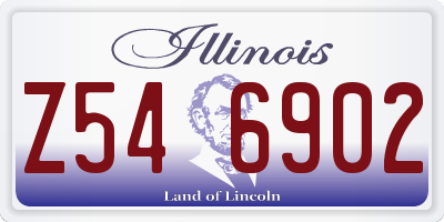 IL license plate Z546902