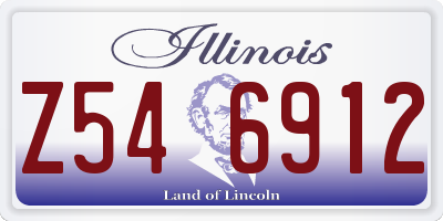 IL license plate Z546912